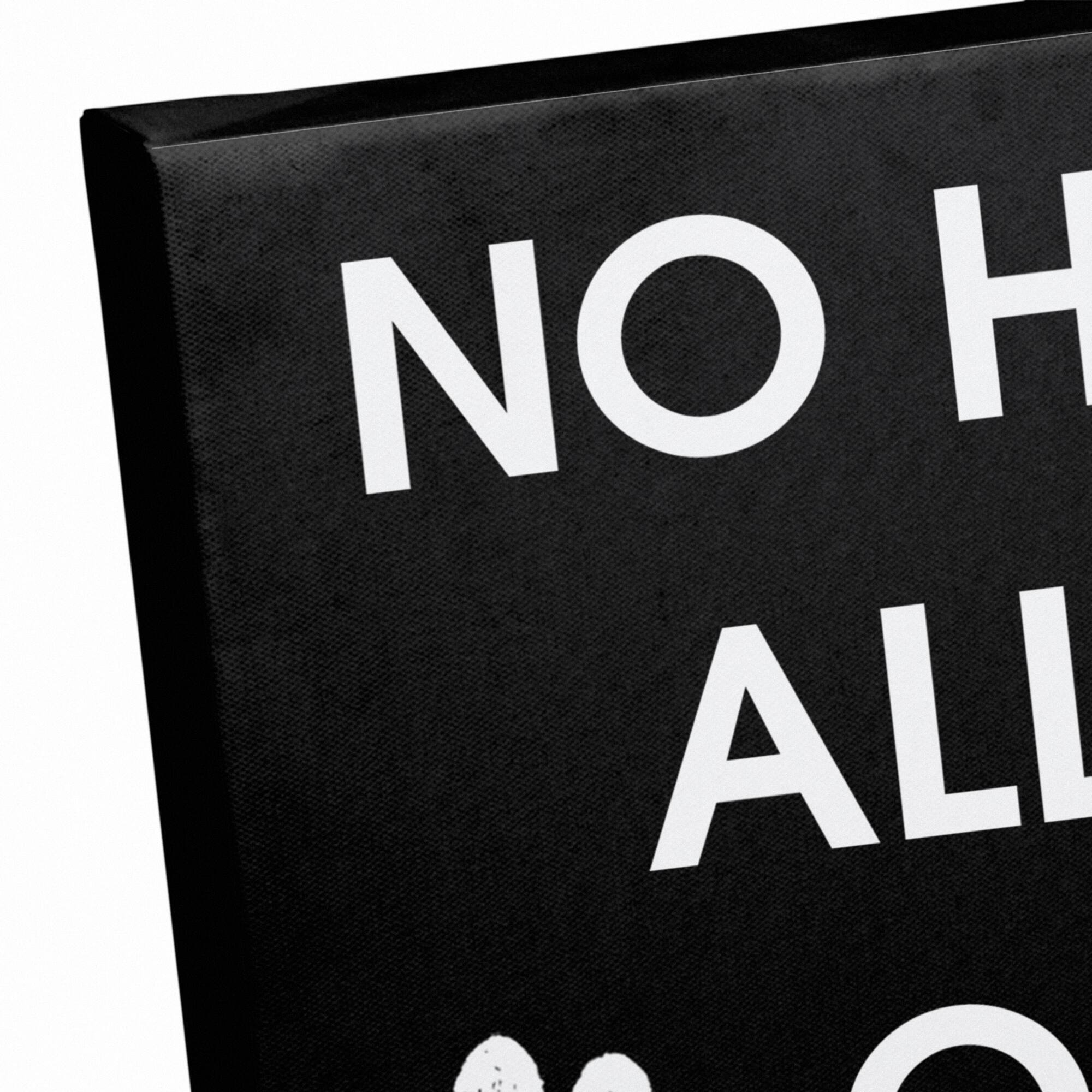 No Humans Allowed on the Furniture Canvas Wall Art